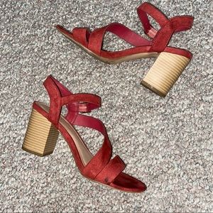 Charlotte Russe Red Sandals